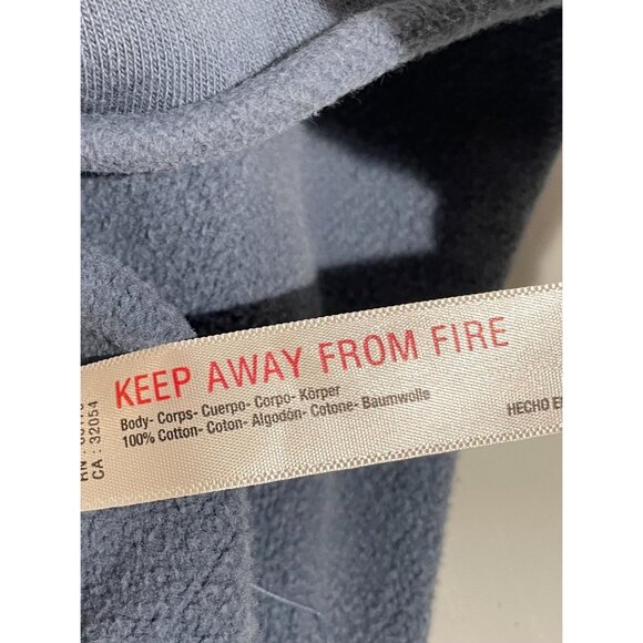 Free People Movement S/P Blue Cropped Pullover Sweatshirt100%Cotton Long Sleeve - Picture 11 of 15